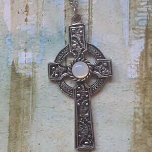 Vintage Celtic Cross Necklace